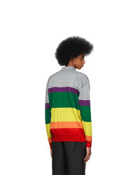 Issey Miyake Men Multicolor Wrinkle Knit Polo