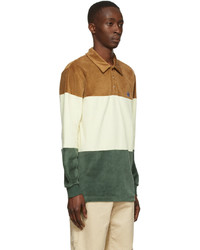 Noon Goons Off White Cotton Long Sleeve Polo