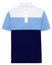 Prada Colour Block Polo Shirt