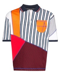 Ahluwalia Fitzroy Mixed Print Polo Shirt