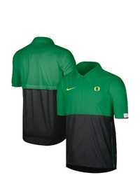Nike Green Oregon Ducks Coaches Half Zip Pullover Jacket At Nordstrom