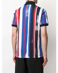 Dolce & Gabbana Stripe Print Polo Shirt