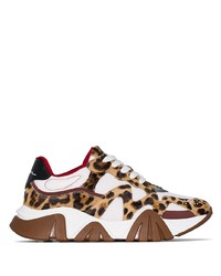 Versace Leopard Print Sneakers