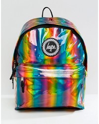 Hype Backpack In Rainbow Holographic