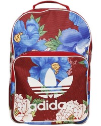Flower Printed Nylon Backpack