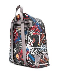 Love Moschino Graffiti Print Backpack