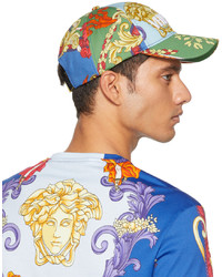 Versace Multicolor Medusa Renaissance Cap