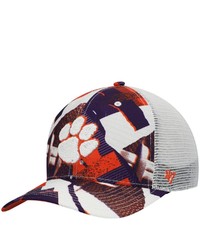 '47 Orange Clemson Tigers Block Party Trucker Snapback Hat At Nordstrom