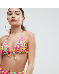 Jade Clark X Tara Khorzad Melt Print Bikini Top