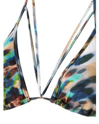 Amir Slama Printed Triangle Bikini Set