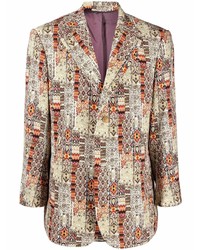 Needles Abstract Print Single Breasted Blazer
