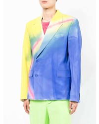 Botter Spray Painted Double Breasted Tailored Blazer
