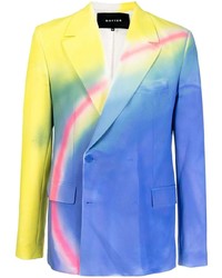Botter Spray Painted Double Breasted Tailored Blazer