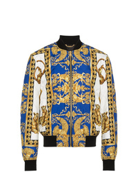 Versace Barocco Print Bomber Jacket