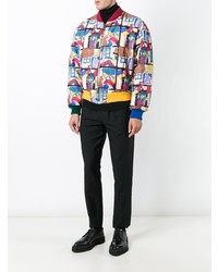 Jc De Castelbajac Vintage Cartoon Printed Bomber Jacket