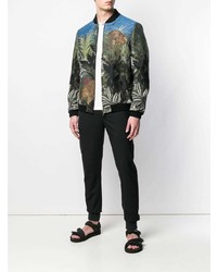 Etro Jungle Jacquard Bomber Jacket