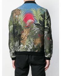 Etro Jungle Jacquard Bomber Jacket