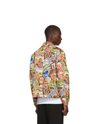 DSQUARED2 Multicolor Neon Letters Jacket