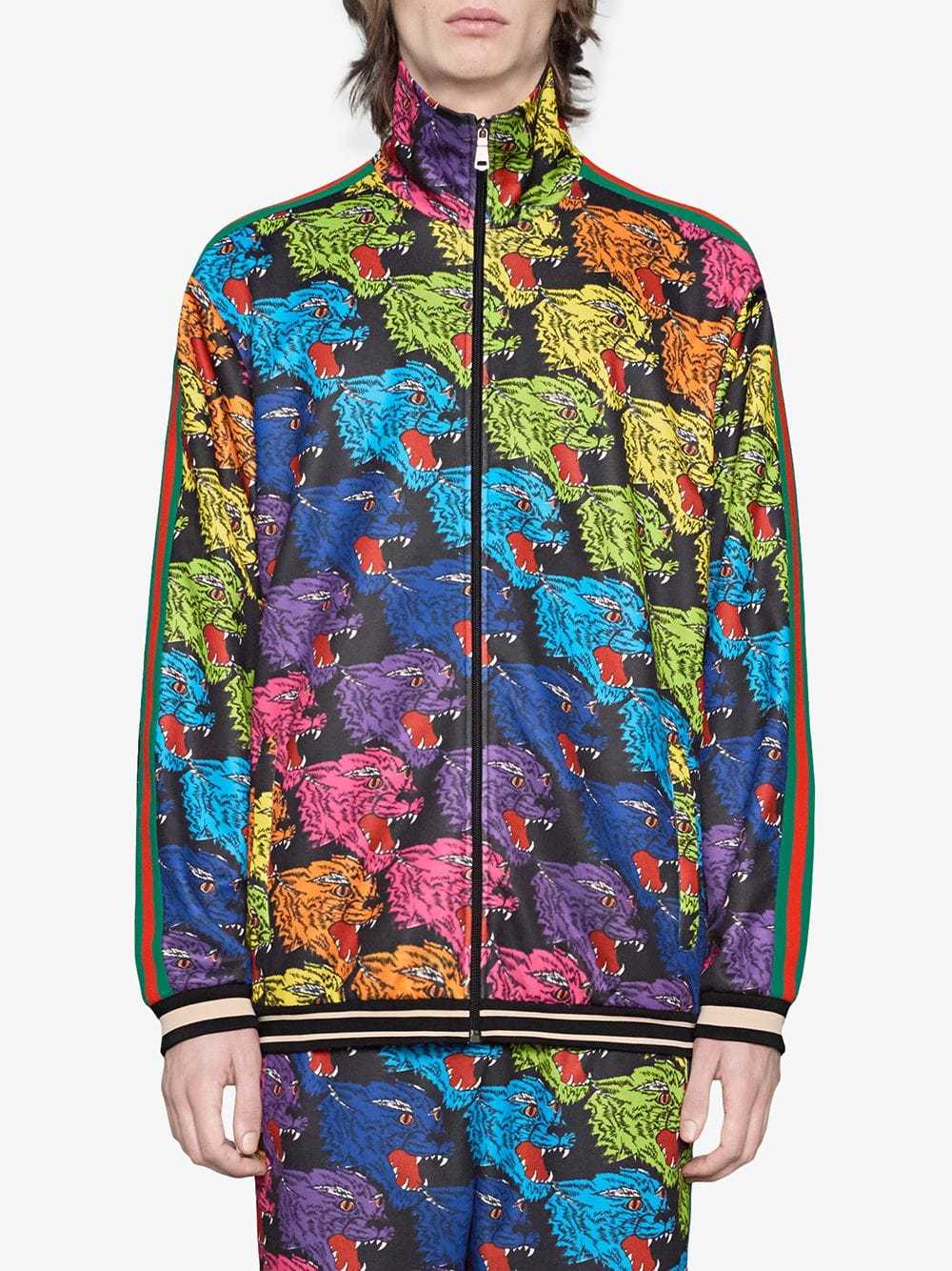 Gucci panther face on sale jacket