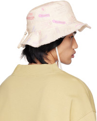 Jacquemus Beige Le Raphia Le Bob Artichaut Bucket Hat