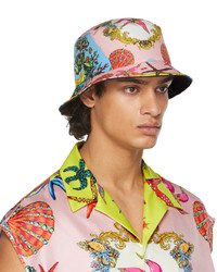 Versace Pink Trsor De La Mer Bucket Hat