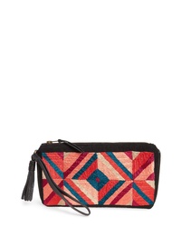 Mercado Global Ines Embroidered Clutch