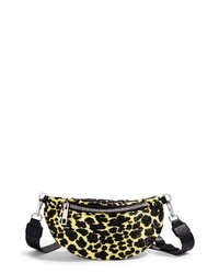 Multi colored Print Canvas Fanny Pack