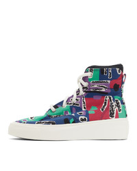 Essentials Multicolor Converse Edition Skid Grip Hi Sneakers