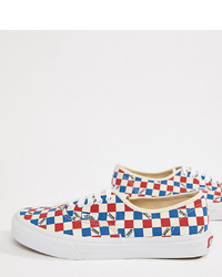 Multi colored Print Canvas Low Top Sneakers