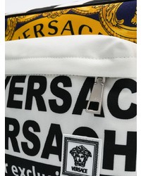 Versace News Print Messenger Bag