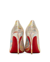 Christian Louboutin Pink Flame Pigalle Folies 100 Heels