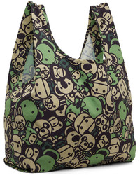 BAPE Black Green Baby Milo Tote Bag