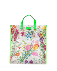 Gucci Flora Print Tote Bag