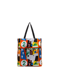 Herschel Supply Co. Multicoloured Graphic Print Canvas Tote Bag