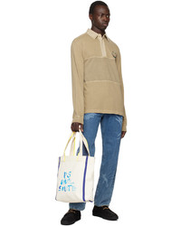 Ps By Paul Smith Off White Graphic Tote