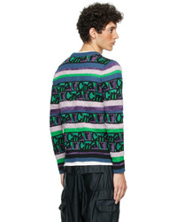 Marc Jacobs Multicolor Heaven By Loopy Logo Cardigan