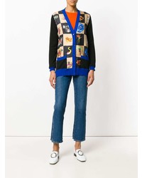 Etro Nature Print Knitted Cardigan