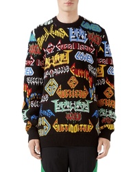 Gucci Black Sabbath Wool Sweater