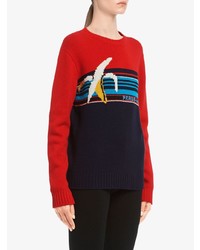 Prada Long Sleeved Lambswool Sweater