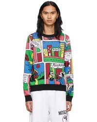 Moschino Multicolor Comics Sweater