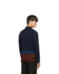 Ps By Paul Smith Multicolor Knit Floral Sweater