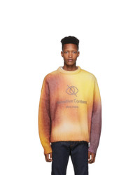 Palm Angels Multicolor Sensitive Content Sweater