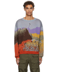 Reese Cooper®  Western Wildfires Jacquard Sweater