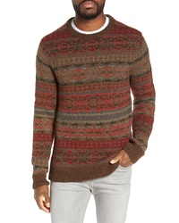 Faherty Wool Alpaca Blend Crewneck Sweater