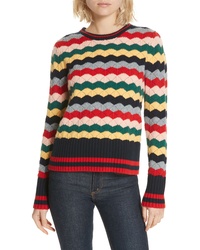 Chinti & Parker Wool Cashmere Stripe Sweater