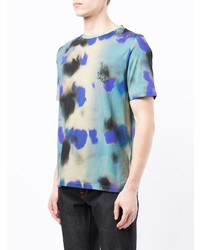 Paul Smith Abstract Print Cotton T Shirt