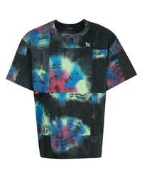 Misbhv Abstract Print Panelled T Shirt