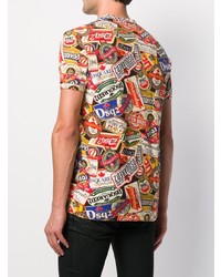 DSQUARED2 All Over Print T Shirt