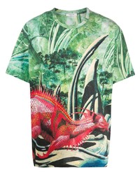 Valentino All Over Red Dragon T Shirt