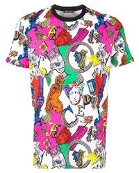 Versace Alphabet Print T Shirt